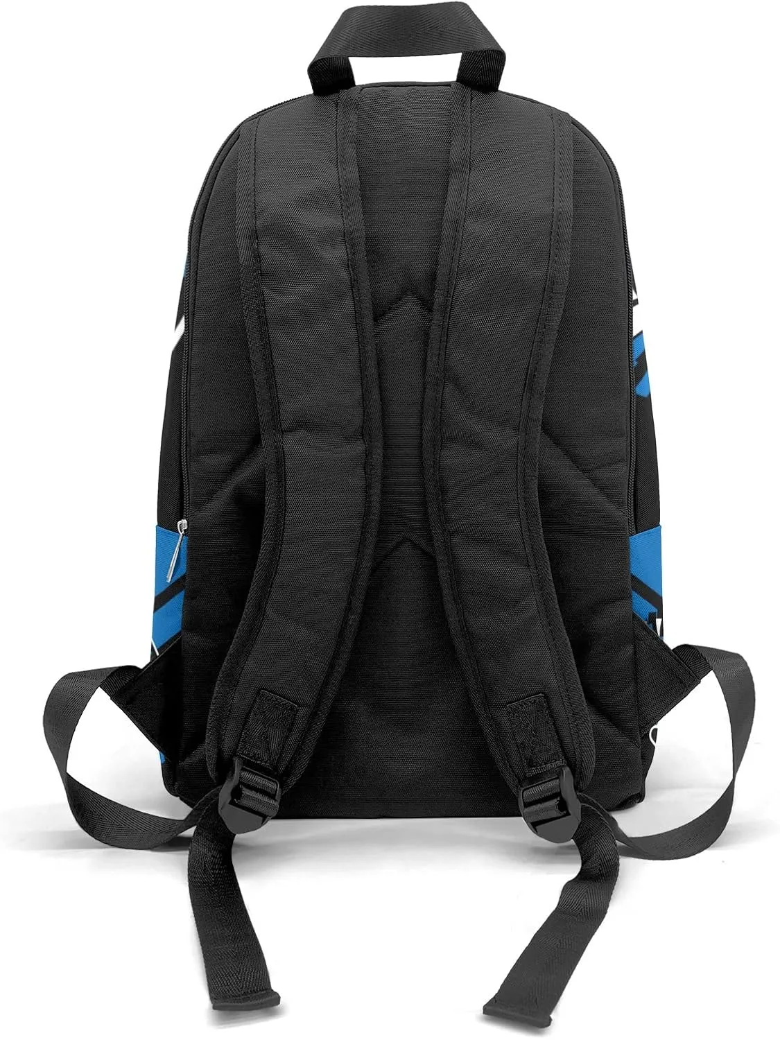 Cheerleader Blue Personalized Backpack for Teen Boys Girls,Custom Travel Backpack Bookbag Casual Bag Name Gift 11.8"(L) x 5.51"(W) x 17.72"(H)