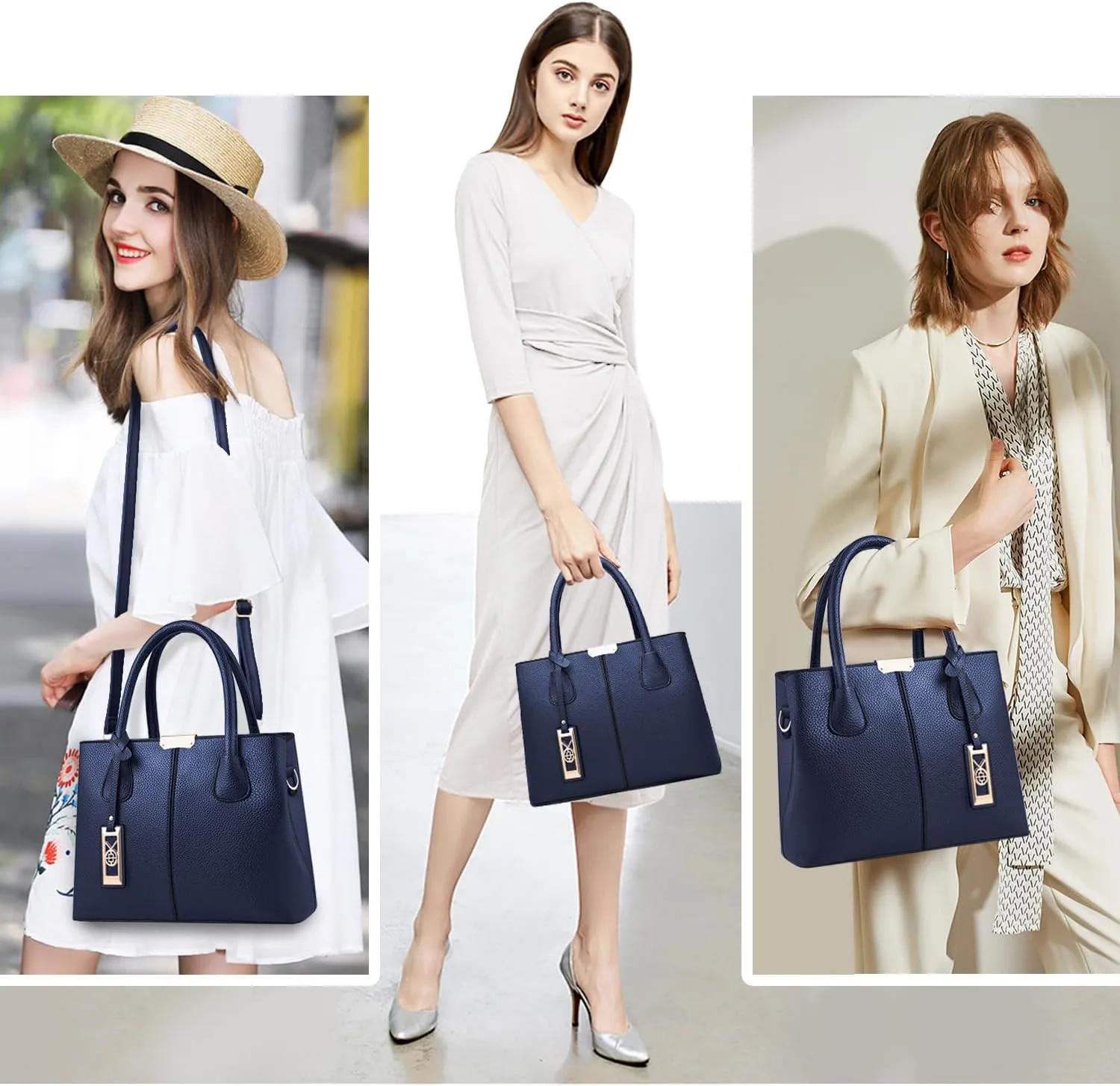 CHICAROUSAL Purses and Handbags for Women Leather Crossbody Bags Women's Tote Shoulder Bag