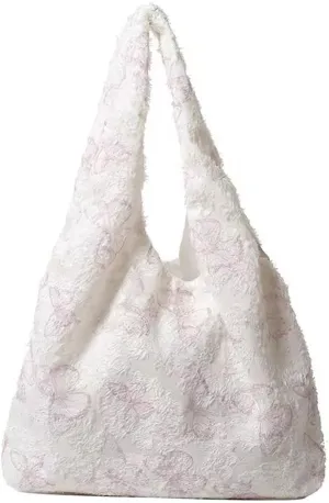 Chinese women's lace butterfly handbag, embroidered cheongsam canvas bag, suitable for dinners and weddings