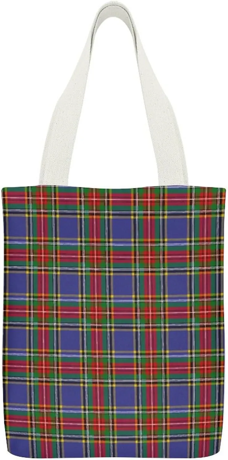 Clergy Blue Black White Large Capacity Canvas Tote Bag with Pockets Inside Unisex