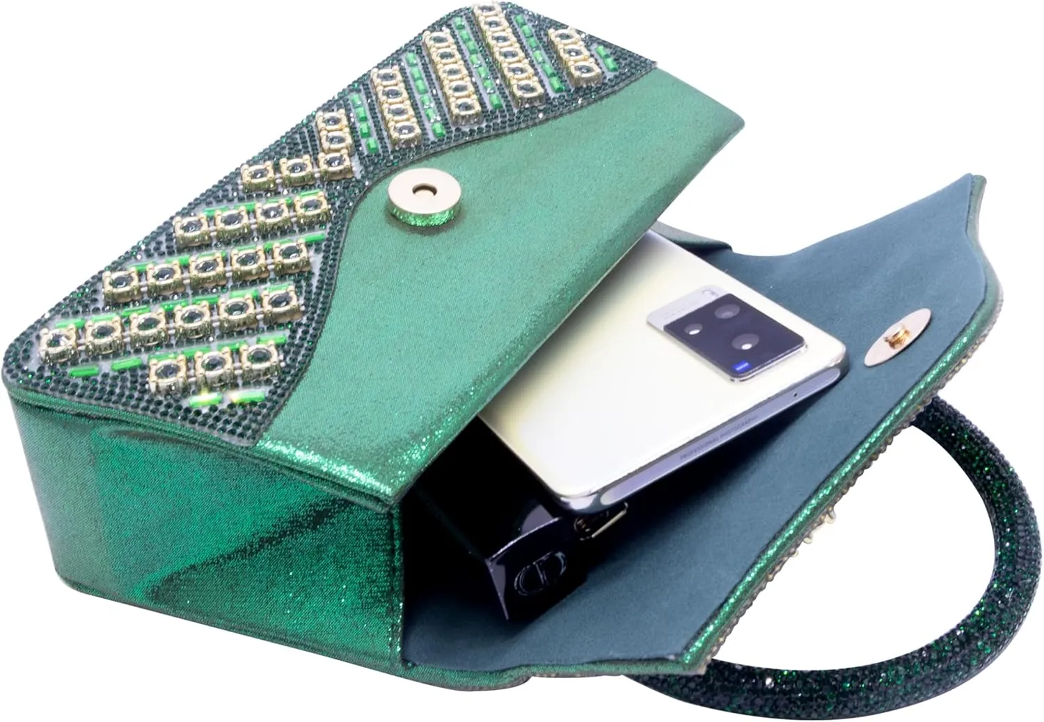 Clutch Purses for Women Sparkly Rhinestones Purses and Handbags for Wedding Party Evening Crossbody Bag with Chain