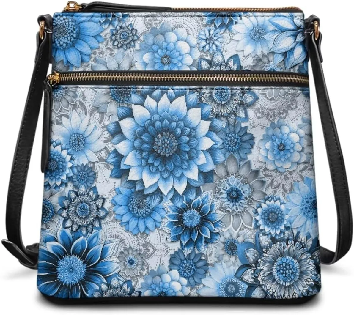 Coldinair Crossbody Purse PU with Adjustable Strap Handbags Purses Shoulder Bag Traveling Workout Crossbody Bags for Women