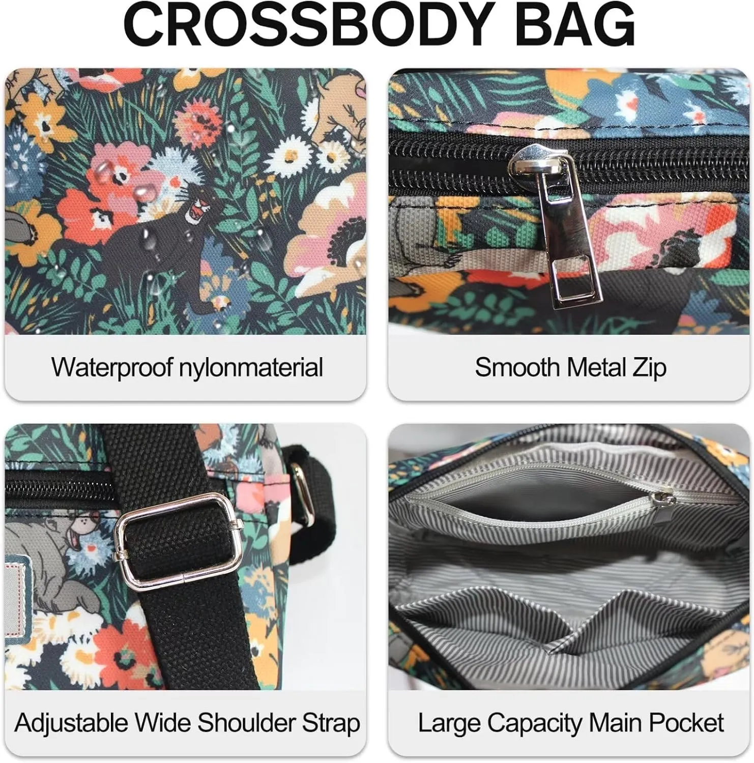 Cross body Bags for Women Lightweight Mini Crossbody Bags Everyday Bag Small Purses Travel Shoulder Bag Ladies Handbags