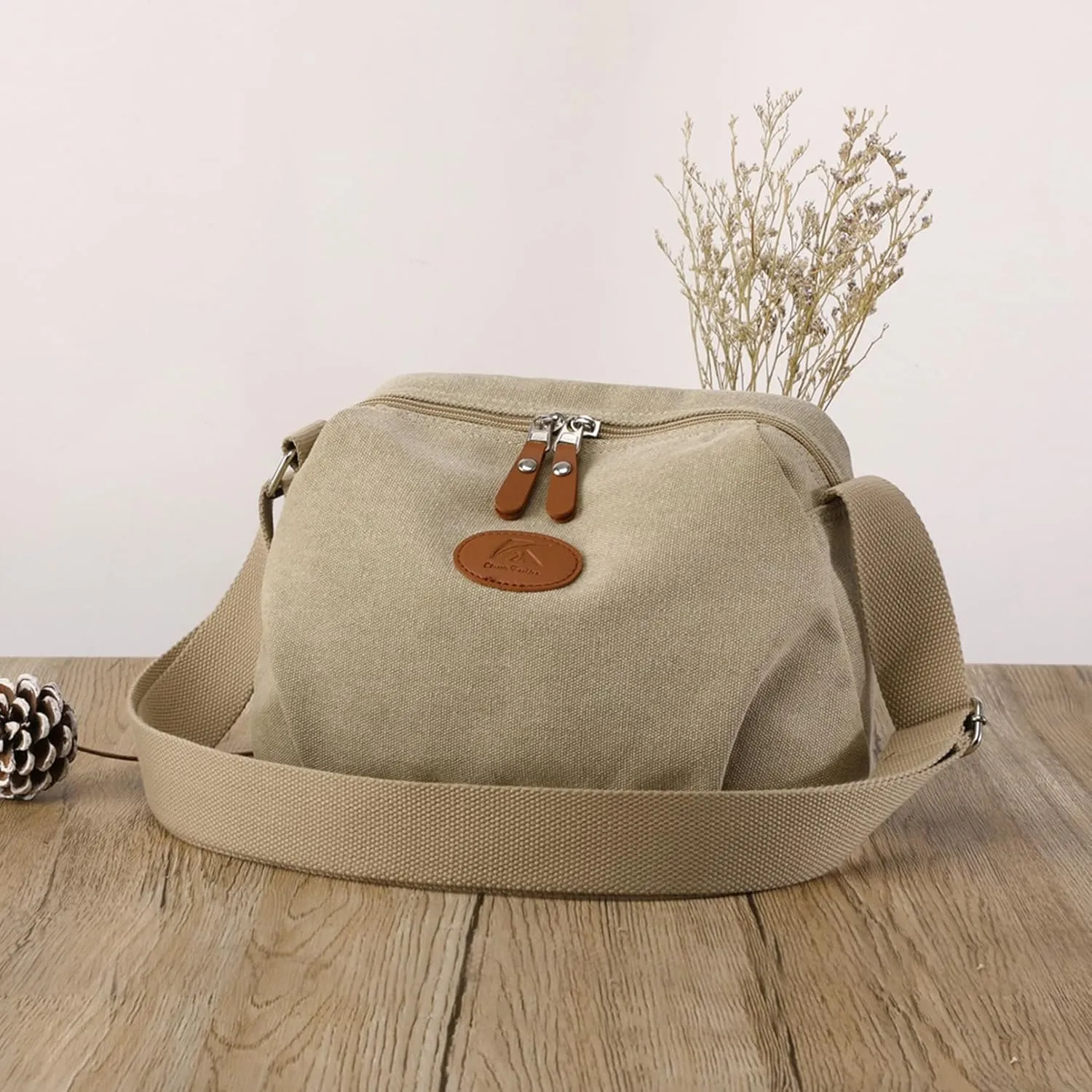 Crossbody Bag for Women Small Canvas Lightweight Casual Purses for Travel Daily