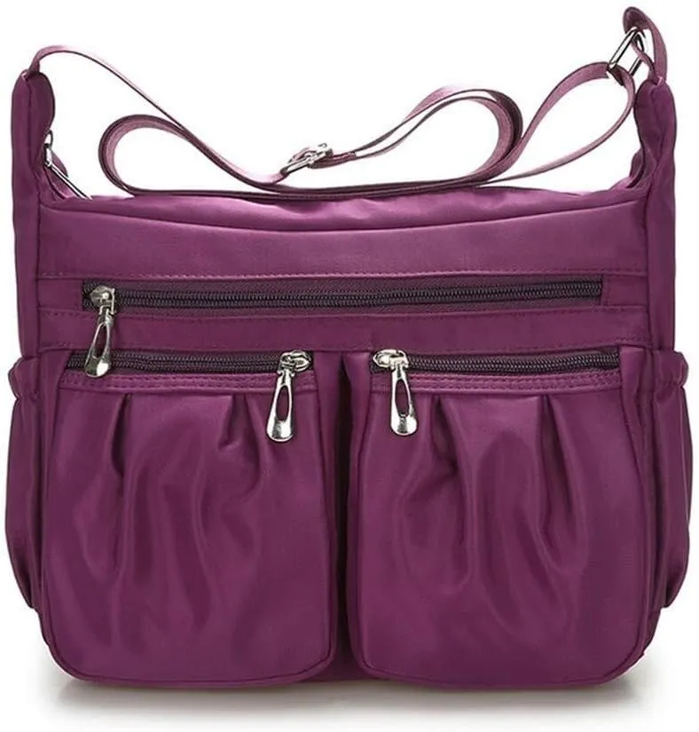 Crossbody Bag for Women Waterproof Shoulder Bag Nylon Casual Travel Purses and Handbags Lightweight Work Bag
