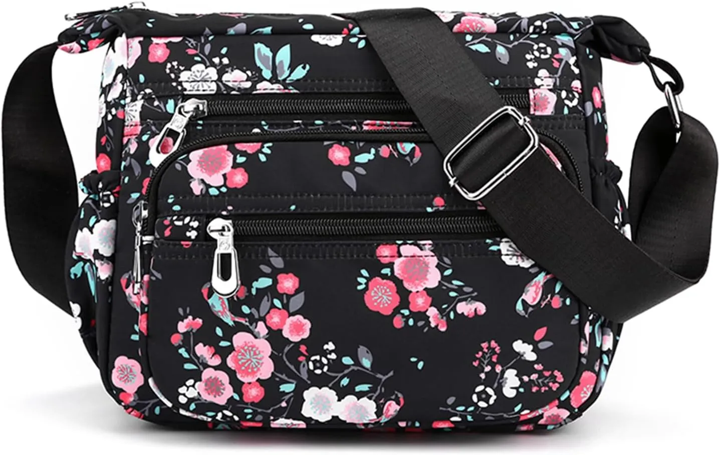 Crossbody Bags for Women, Medium Size Shoulder Handbags Satchel Purse with Multi Zipper Pockets