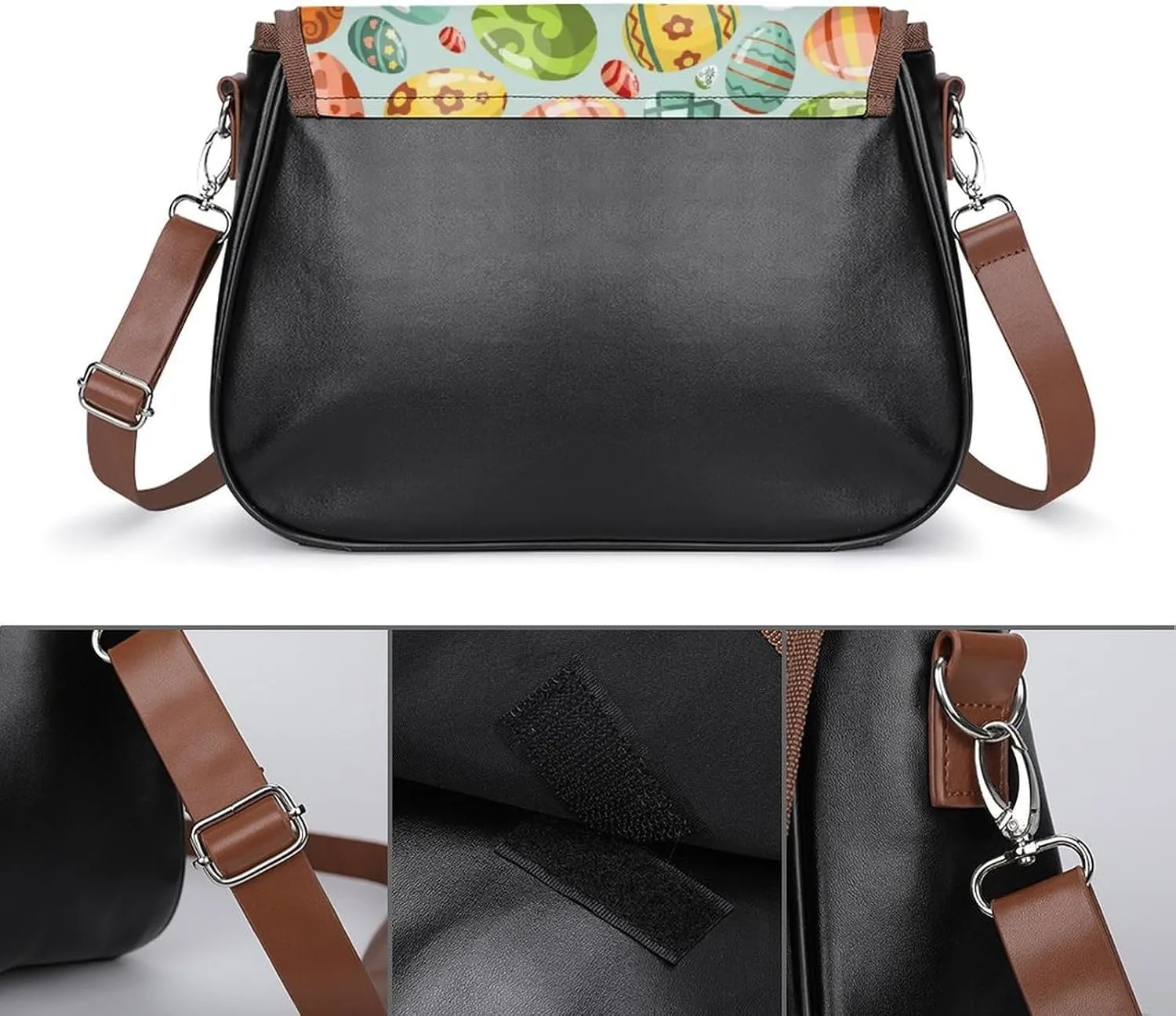 Crossbody Bags for Women Men Leather Purses Small Adjustable Shoulder Handbags