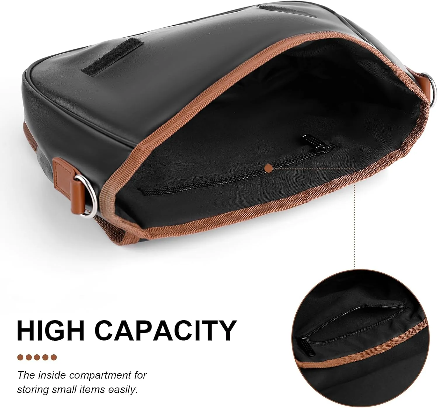 Crossbody Bags for Women Men Leather Purses Small Adjustable Shoulder Handbags