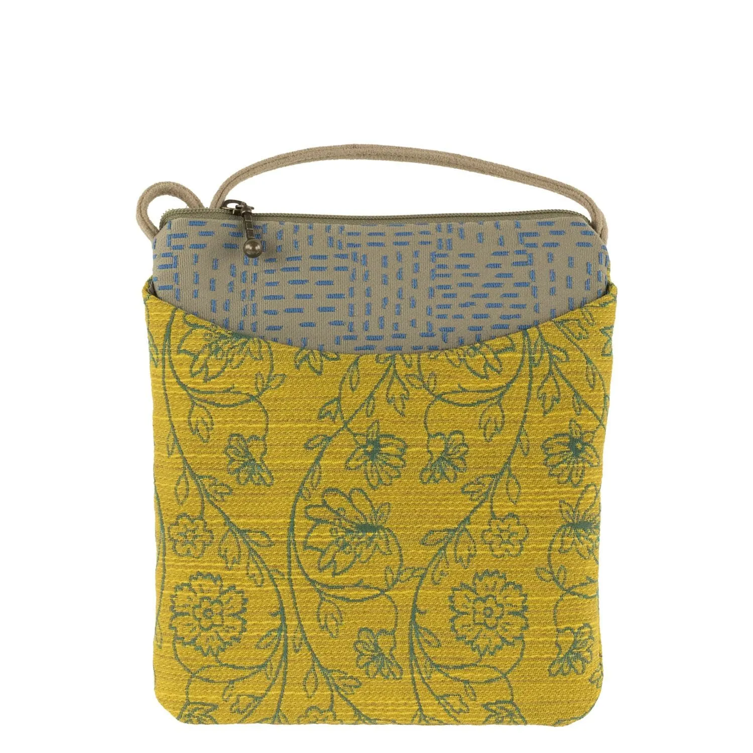 Cupcake Crossbody Bag in Filigree Gold