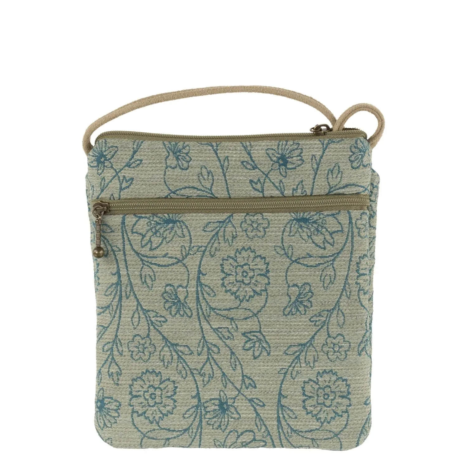 Cupcake Crossbody Bag in Filigree Teal