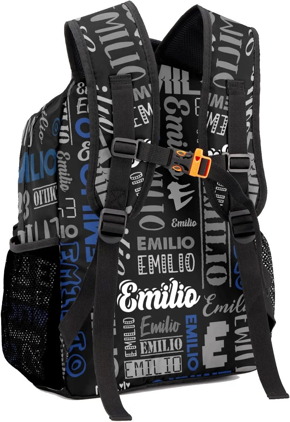 Custom Backpack School Bag for Girls Boys Kids, Personalized Bookbag with Name, Customize Elementary Book Bag Back Pack, Fashion, Waterproof, Adjustable Shoulder Straps, 1 Pack