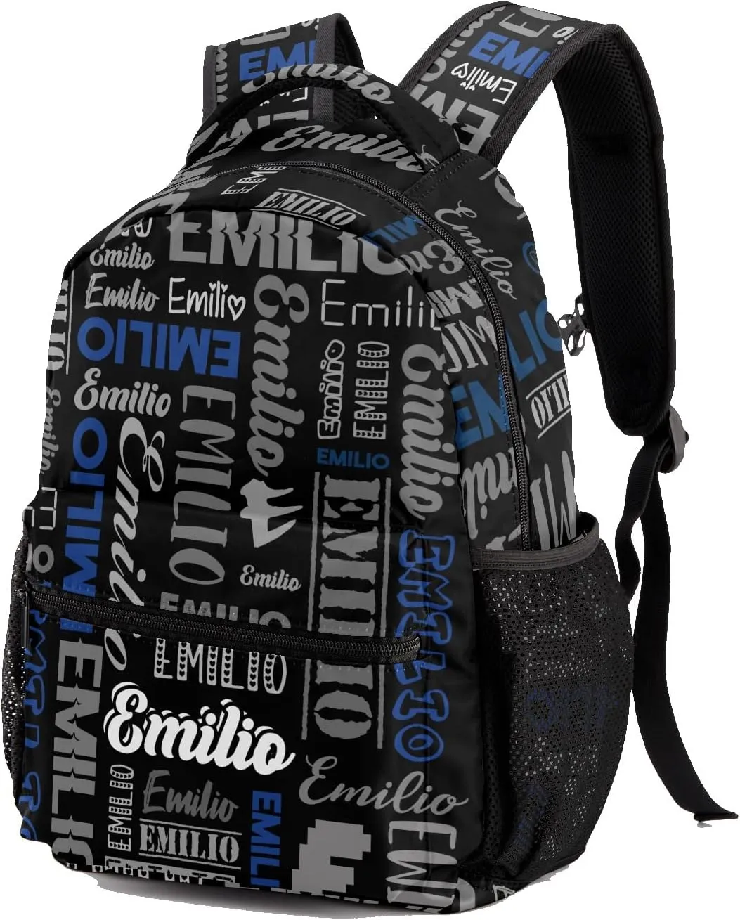 Custom Backpack School Bag for Girls Boys Kids, Personalized Bookbag with Name, Customize Elementary Book Bag Back Pack, Fashion, Waterproof, Adjustable Shoulder Straps, 1 Pack