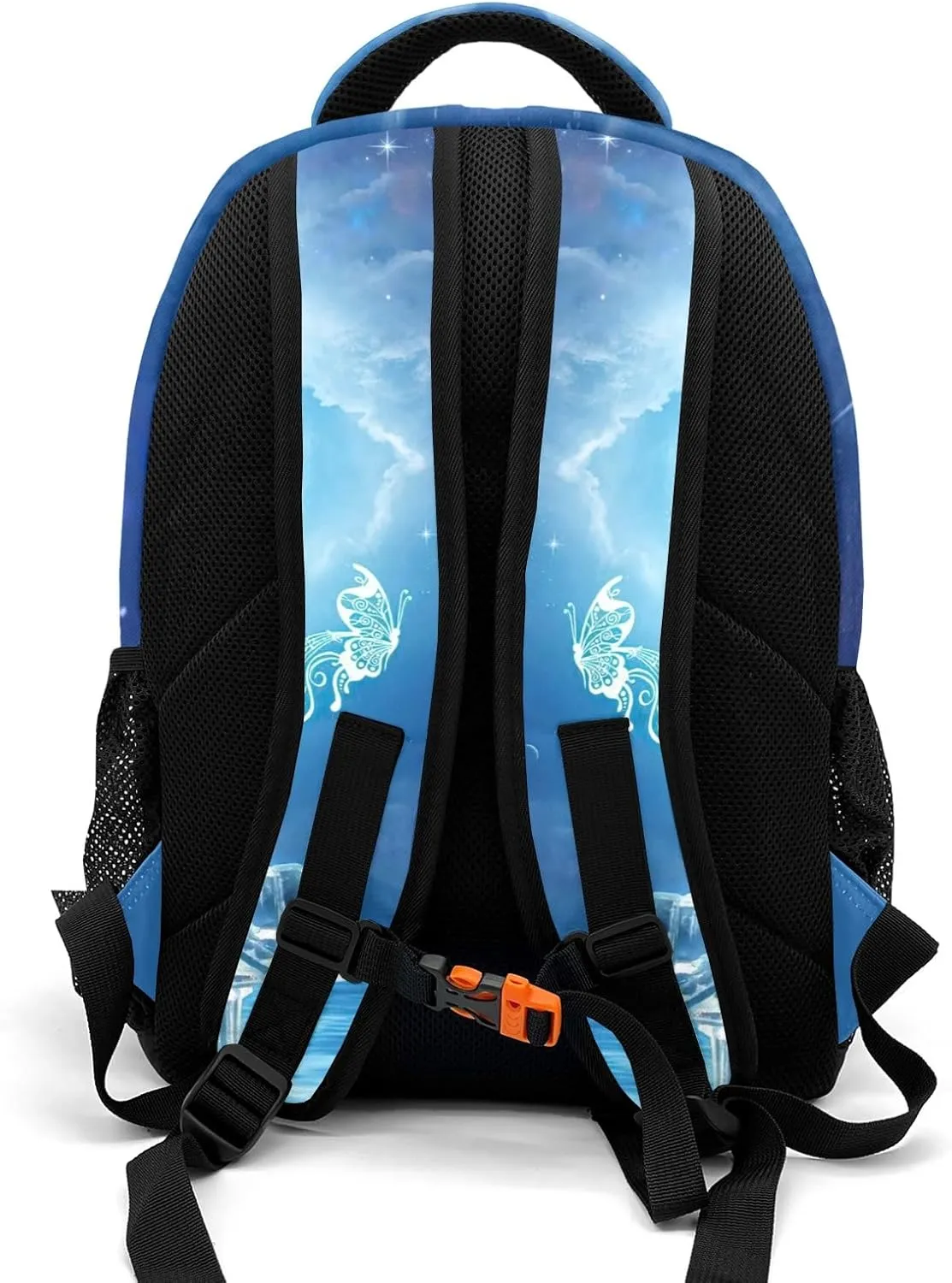 Custom Beautiful Icy Piano Music Backpack Custom Name Large Capacity Shoulder Bags for Sports Party