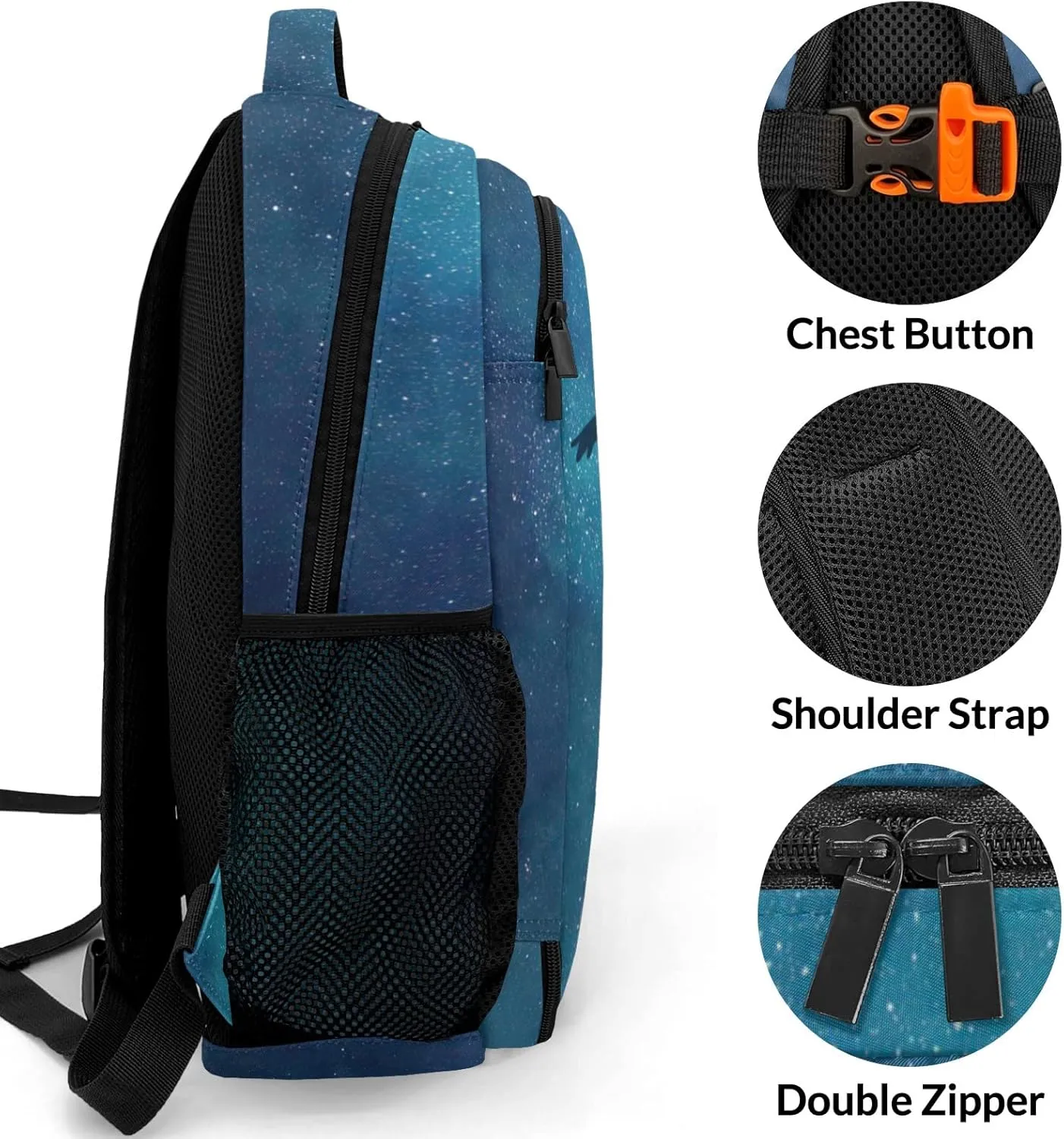 Custom Starry Ballet Backpack Custom Multifunctional Waterproof Laptop Bag for Travel Gift