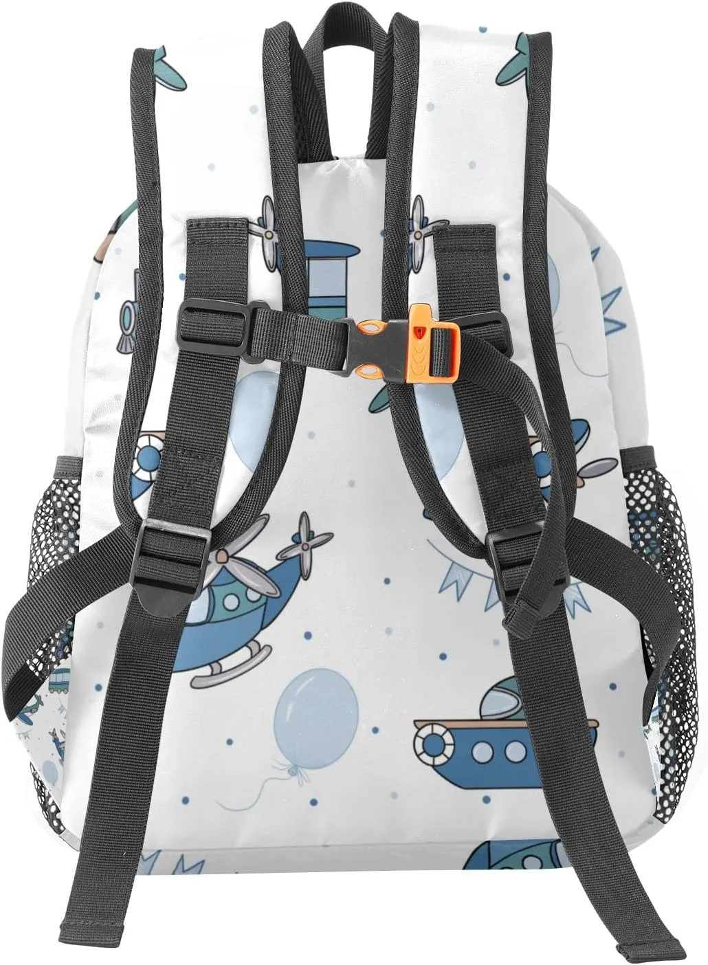Custom Toddler Kids Bag,Train Aircraft Ship Personalized Preschool Backpack for Gift Boys Girl Nursery Bags