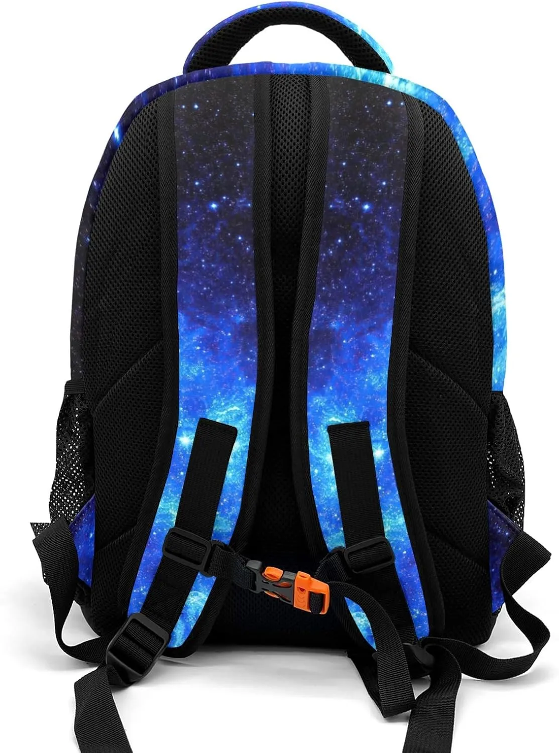 Custom Water Polo Boy Backpack Custom Name Large Capacity Shoulder Bags for School Sports Party Blue Starry