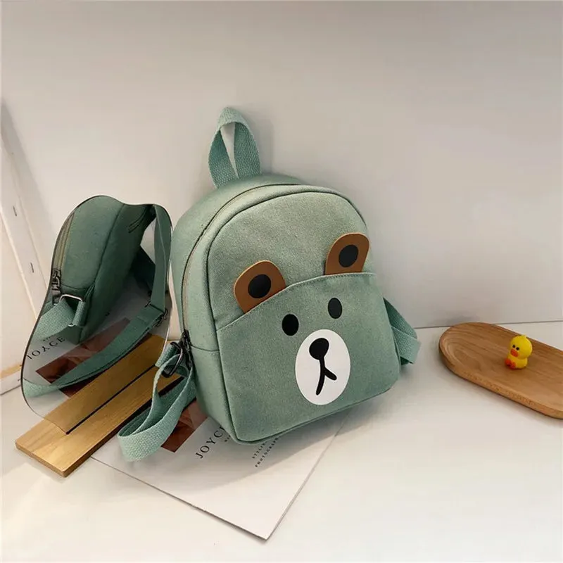 Cute Children School Bags 3d Cartoon Animal Plush Kids Backpack Kindergarten Boys Girls Schoolbags Mini Small Backpack