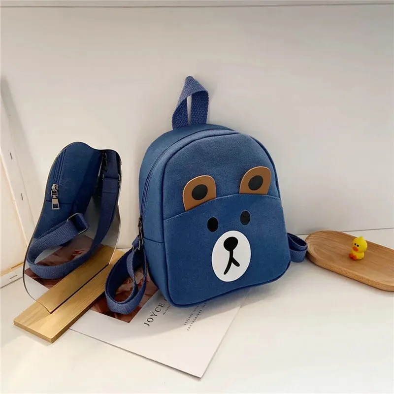 Cute Children School Bags 3d Cartoon Animal Plush Kids Backpack Kindergarten Boys Girls Schoolbags Mini Small Backpack