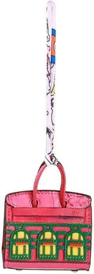 Cute Keychains for Women Car Accessories Preppy Stuff Purse Charms for Handbags Vegan Leather Bag Charms