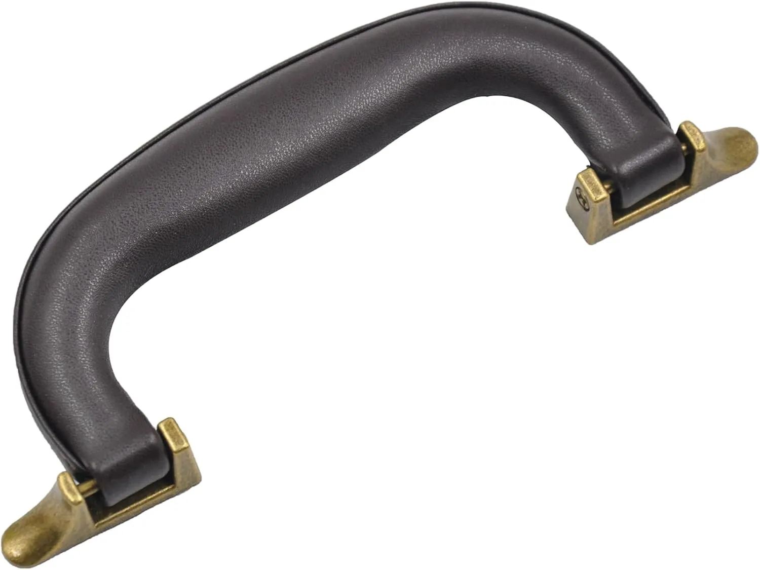 CynKen 1 Pieces PU Leather Handle For Guitar Musical Box Handbags Gift Boxes Wine Boxes Luggage Toolbox Trolley Instrument Case Brown Bronze