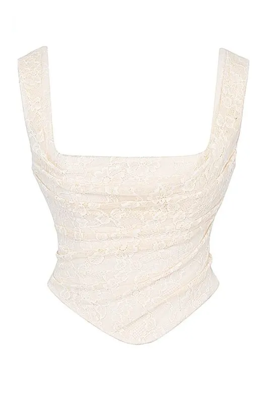 Darling Wrap Top and Maxi Skirt Outfit Set - Ivory