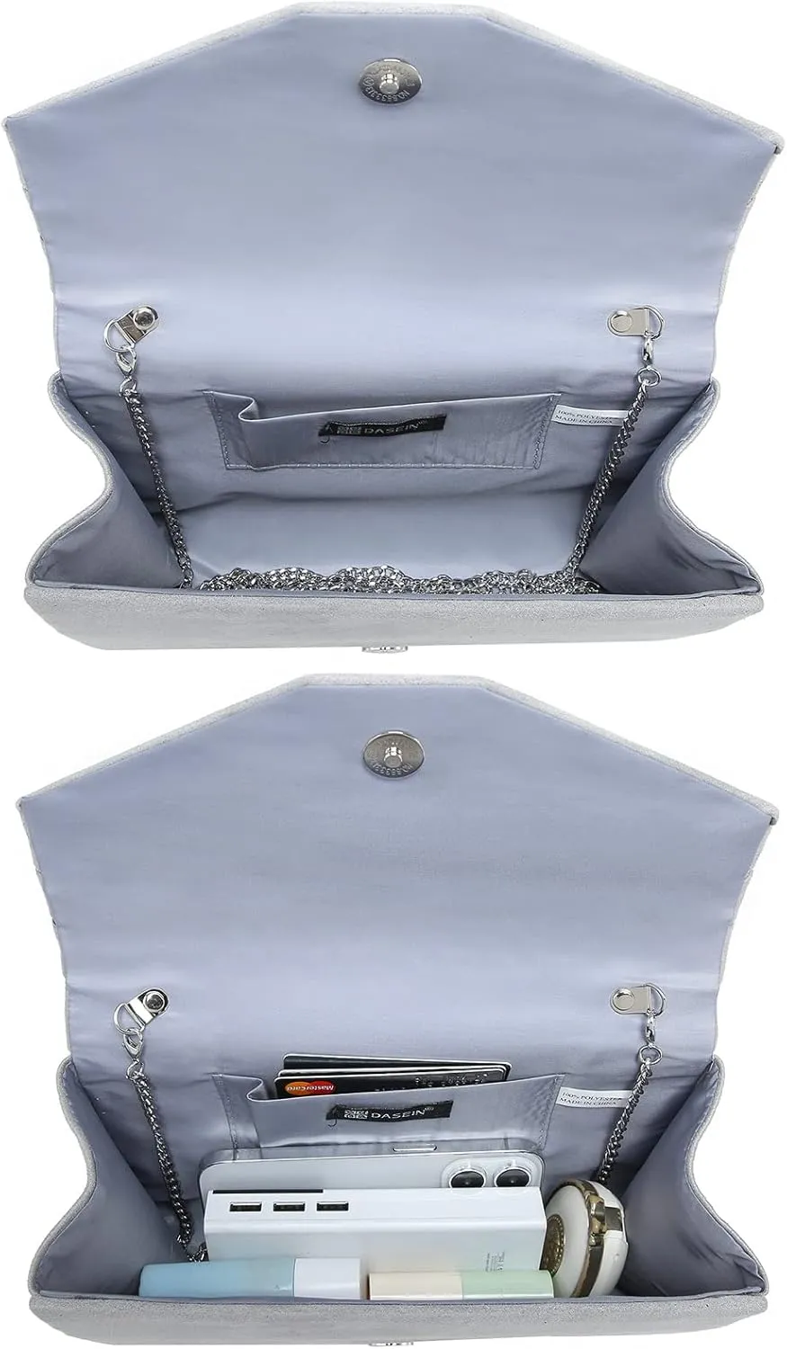 Dasein Women's Evening Bags Formal Party Clutches Wedding Purses Cocktail Prom Handbags