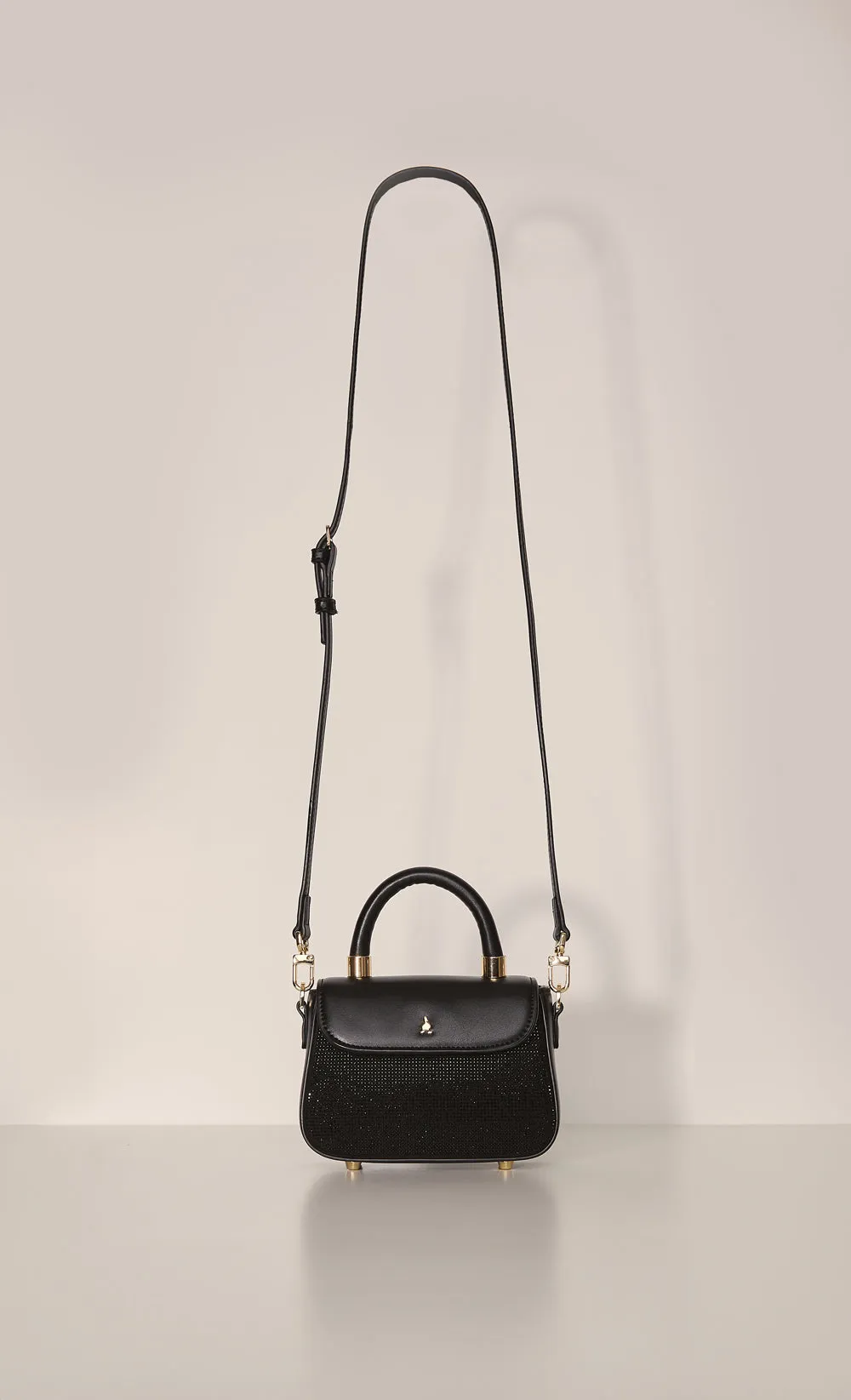 Diamante Diyana Micro Bag in Black
