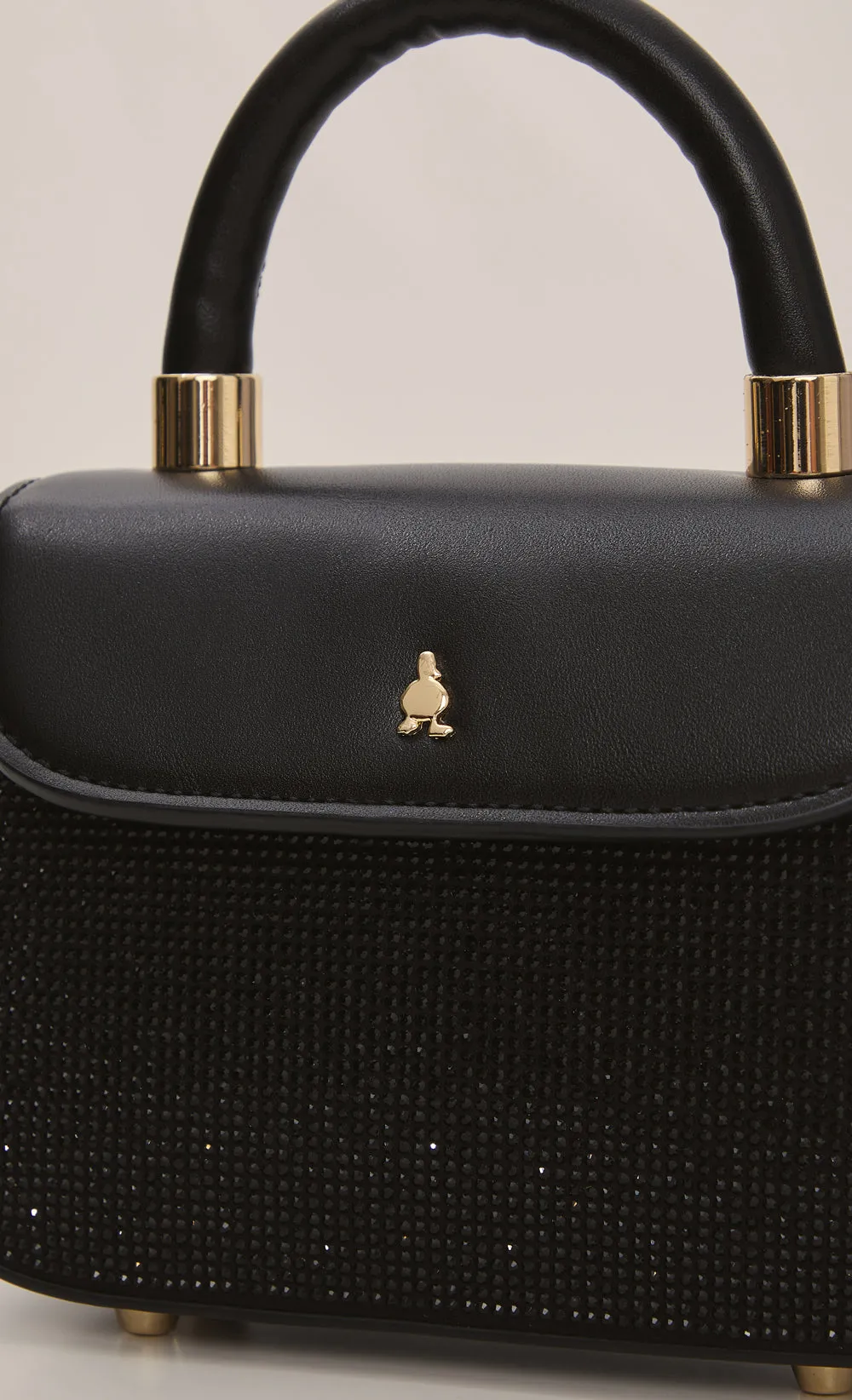 Diamante Diyana Micro Bag in Black