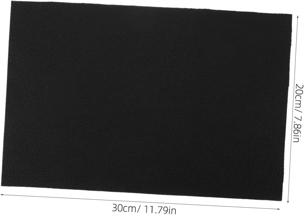 DOITOOL 2sets 2pcs Leather for Crafts DIY Leather Colors Durable Repair Material for Sofa Couch and Furniture Restoration 2pcs*2