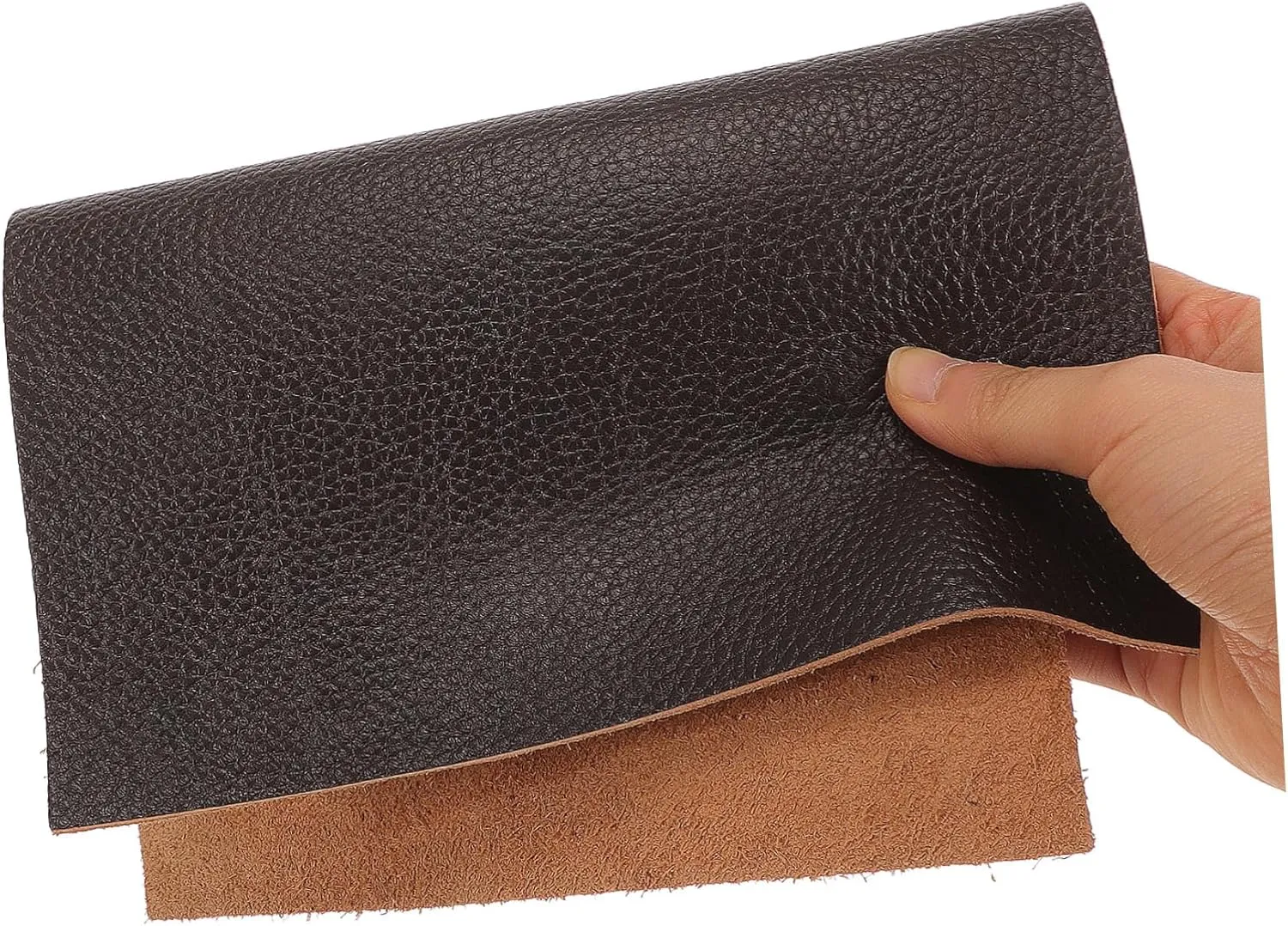 DOITOOL 2sets 2pcs Leather for Crafts DIY Leather Colors Durable Repair Material for Sofa Couch and Furniture Restoration 2pcs*2