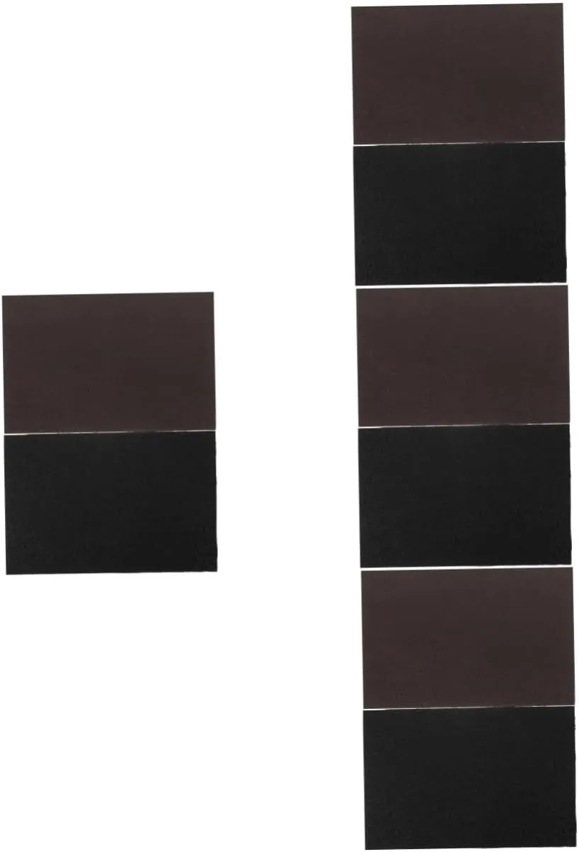 DOITOOL 2sets 2pcs Leather for Crafts DIY Leather Colors Durable Repair Material for Sofa Couch and Furniture Restoration 2pcs*2