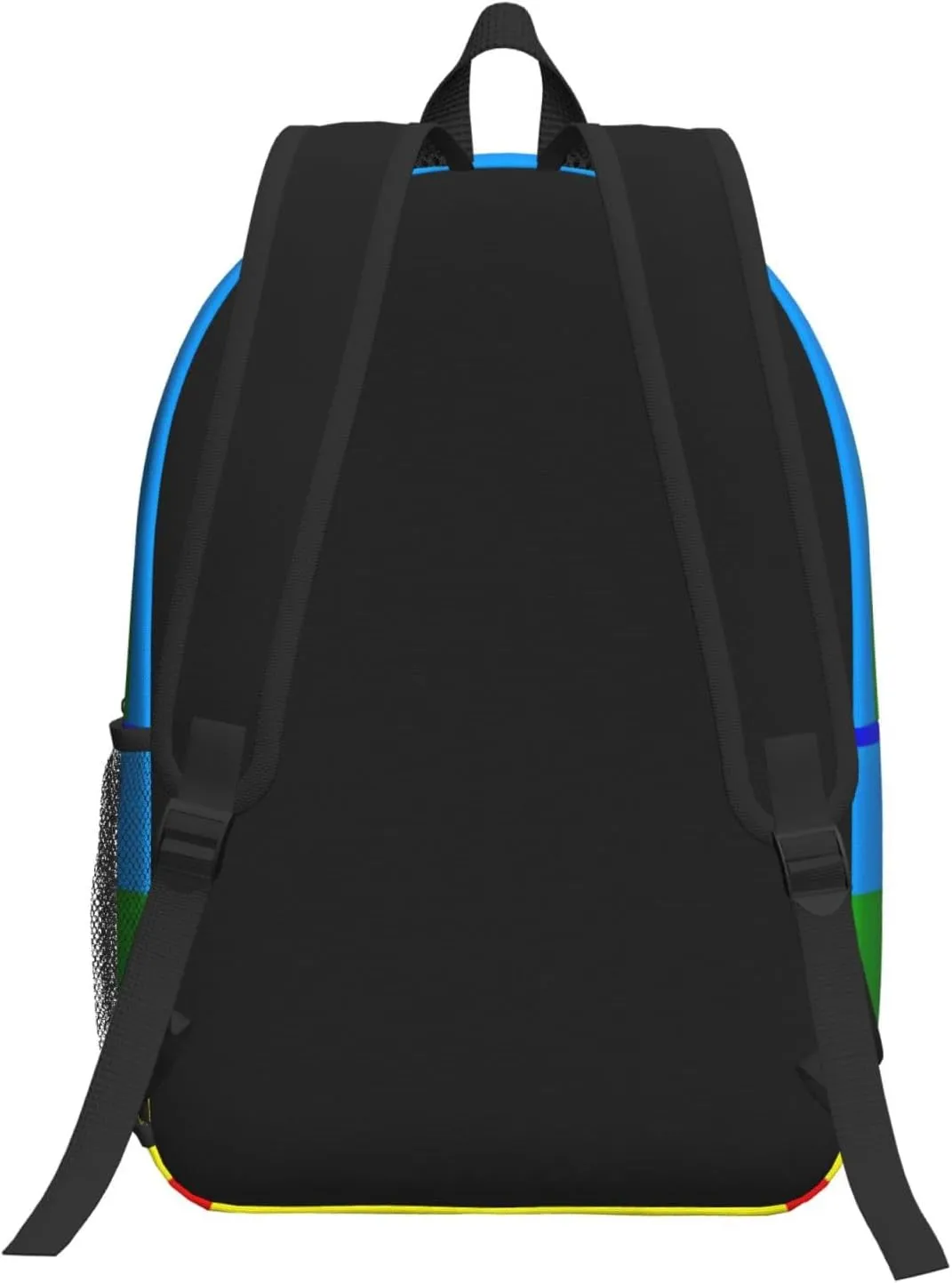 Ecuador Indigenous Flag 17 Inch Backpacks Multipurpose Laptop Backpack Double Shoulder Bag for Men Women Gifts
