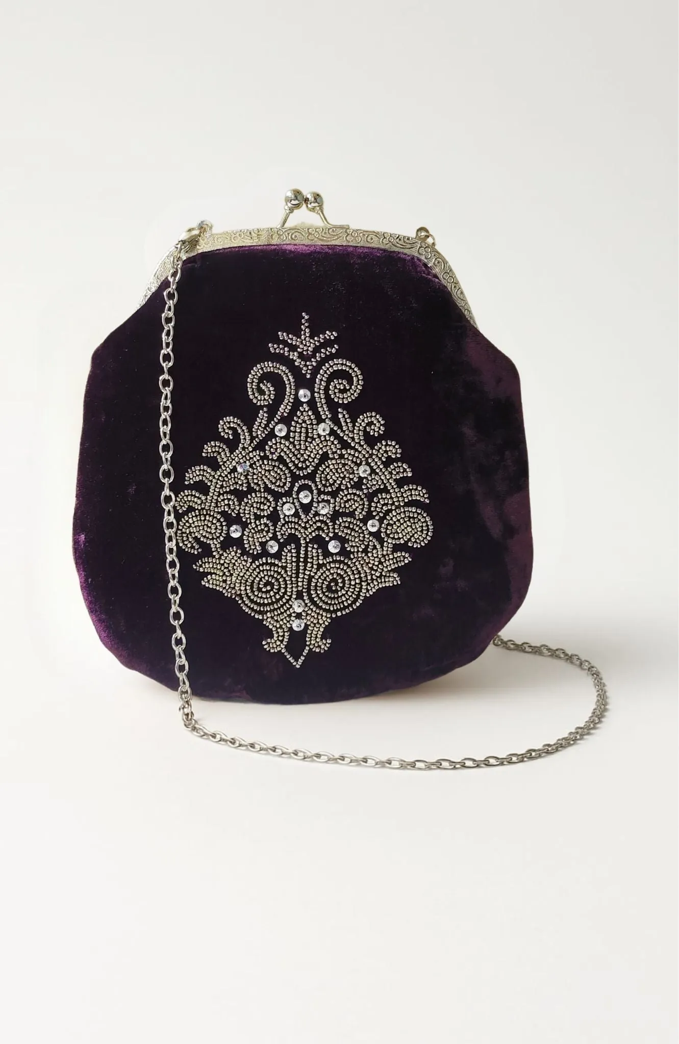 Embroidered Clutch