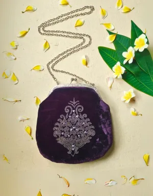 Embroidered Clutch