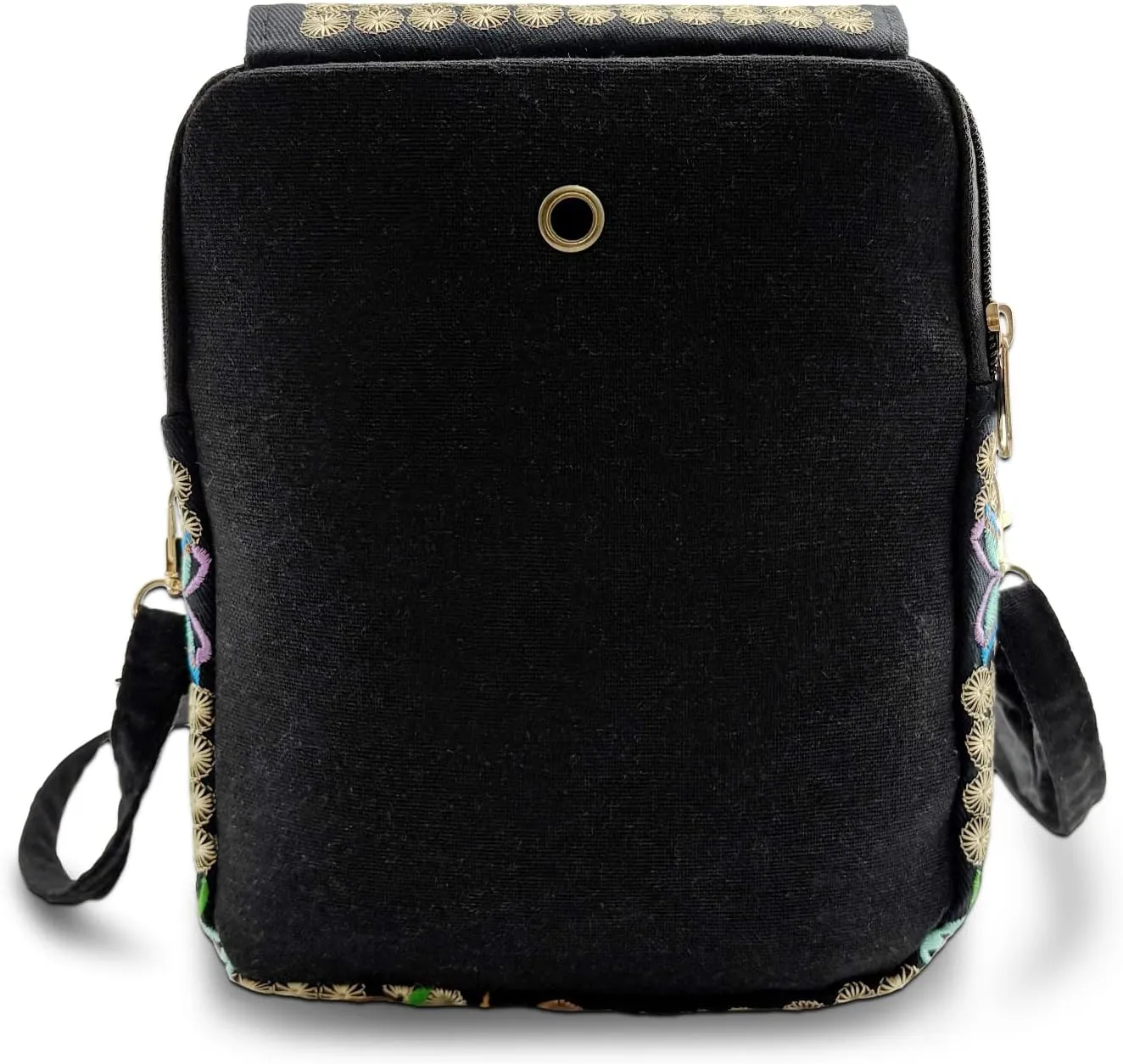 Embroidered Crossbody Bag Boho Ethnic Shoulder Bag Vintage Handmade Women Cellphone Pouch Small Handbag Coin Purse