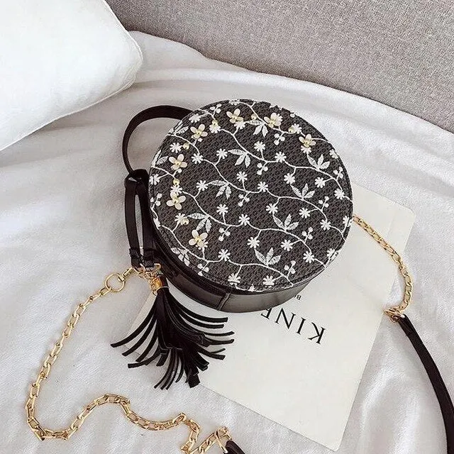 Embroidered Messenger Bags