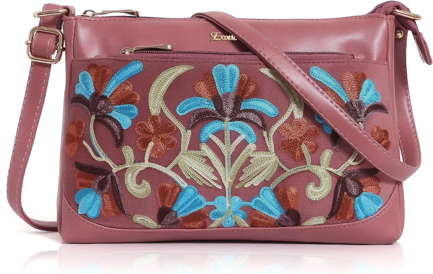 Embroidered Sling Bag for Women