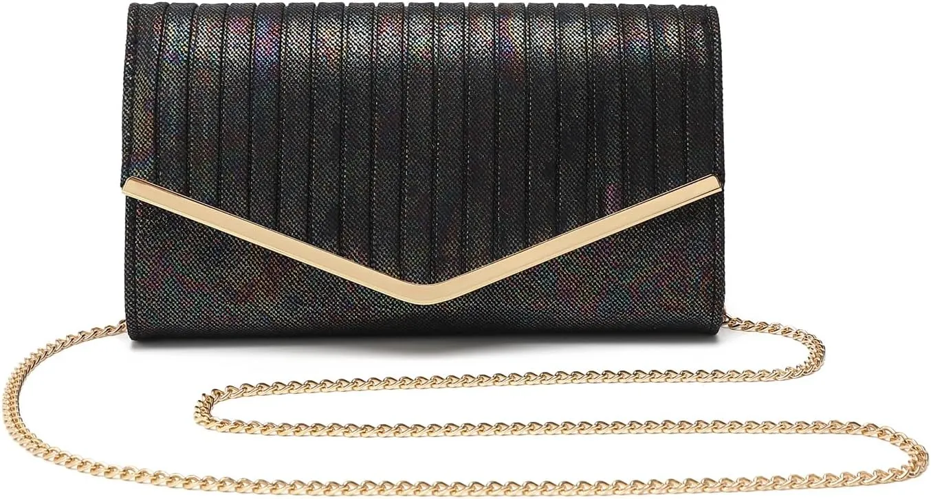 Evening Bag Clutch Purses for Women, Ladies Wedding Handbag Sparkling for Party Prom Formal Glitter Crossbody Bags