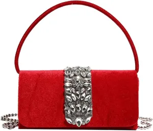 Evening Bag for Women Rhinestone Clutch Bag Sparkly Crystal Handbag Bridal Wedding Purse Glitter Shoulder Bag