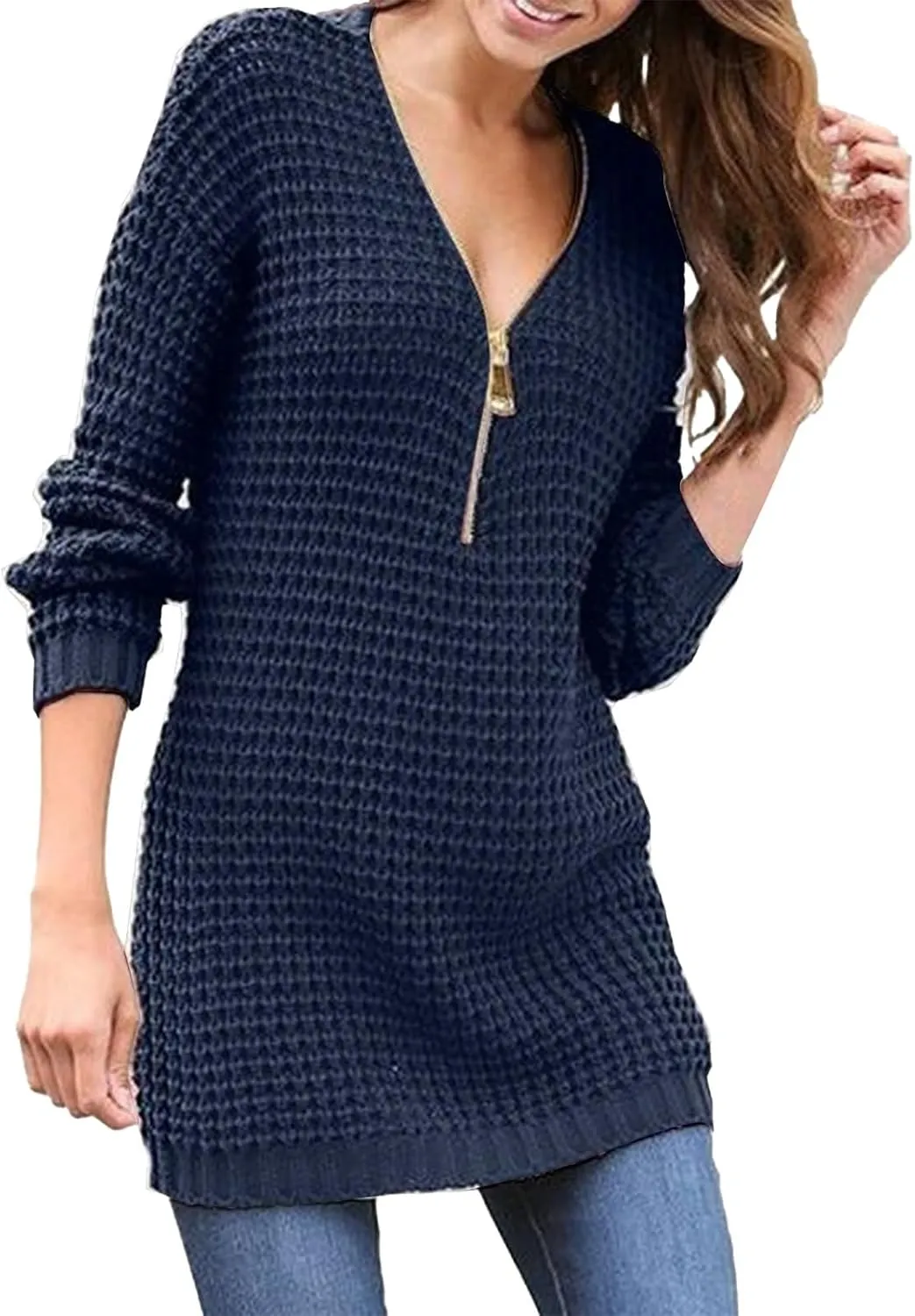 Fall Clothes Women Sweaters Casual Long Sleeve Open Front Button Up Ribbed Fall Sweater Button Up Sweaters for Women