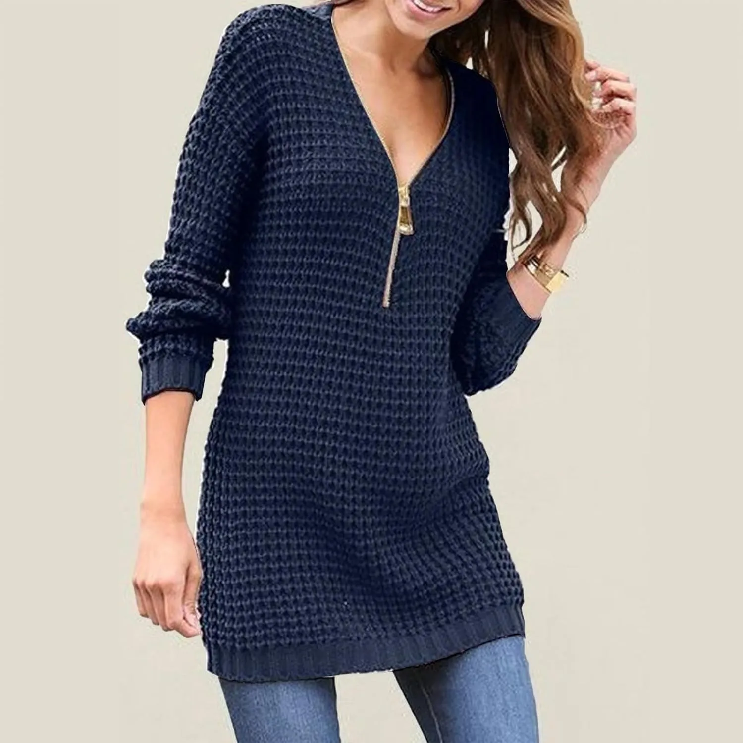 Fall Clothes Women Sweaters Casual Long Sleeve Open Front Button Up Ribbed Fall Sweater Button Up Sweaters for Women