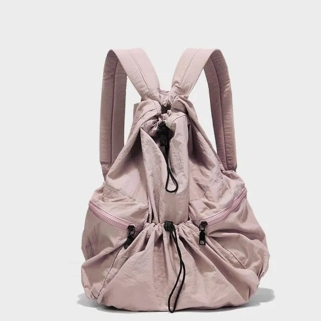 Fashion Backpack Y2K Shoulder Bag Women Men, Aesthetic Shoulder Bag Hiking Travel Backpack Cute Trendy Purse Daypack (Pink)
