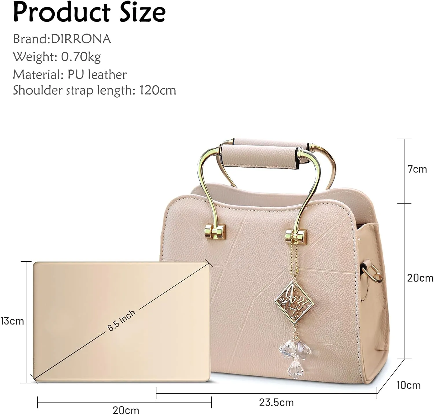 Fashion Womens Shoulder Bag Ladies Handbag Small Ornaments Lightweight