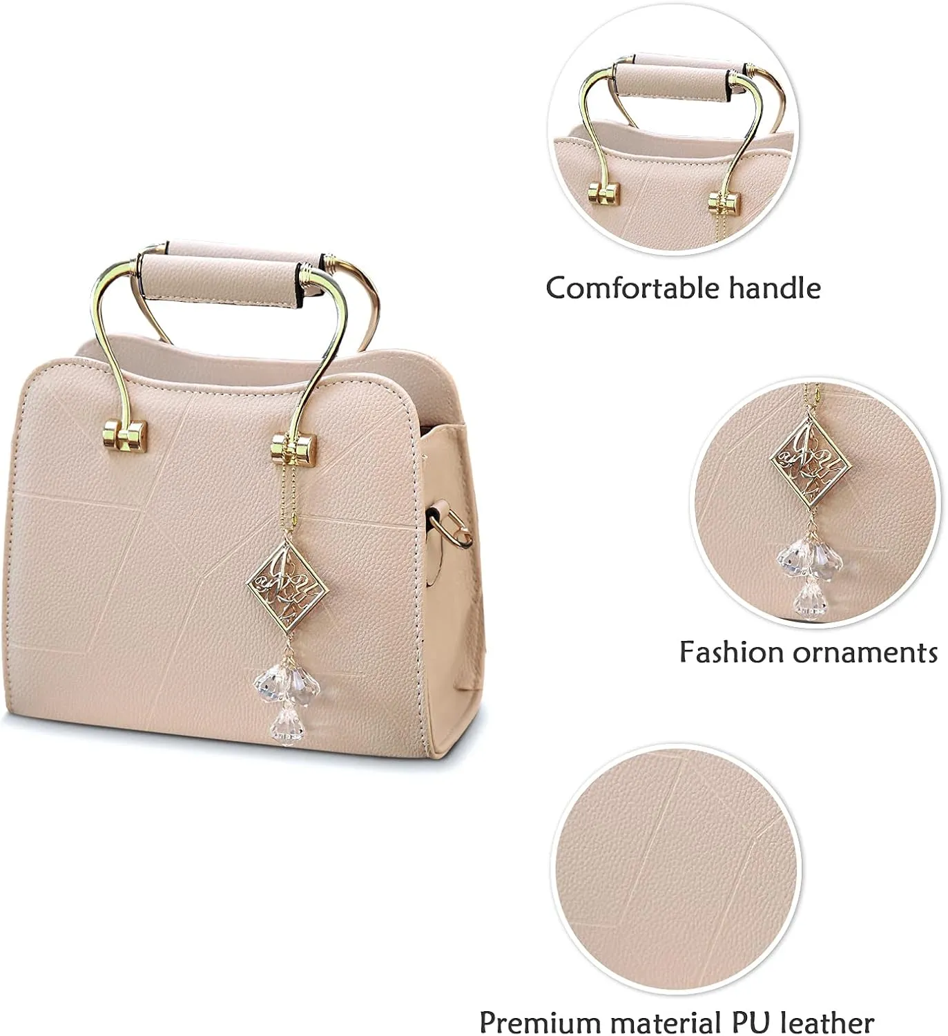 Fashion Womens Shoulder Bag Ladies Handbag Small Ornaments Lightweight
