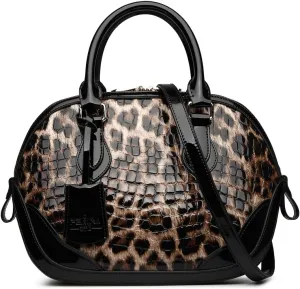 Femina patent leather shiny leather women's bag 2024 new simple tote bag large capacity women's bag shoulder bag