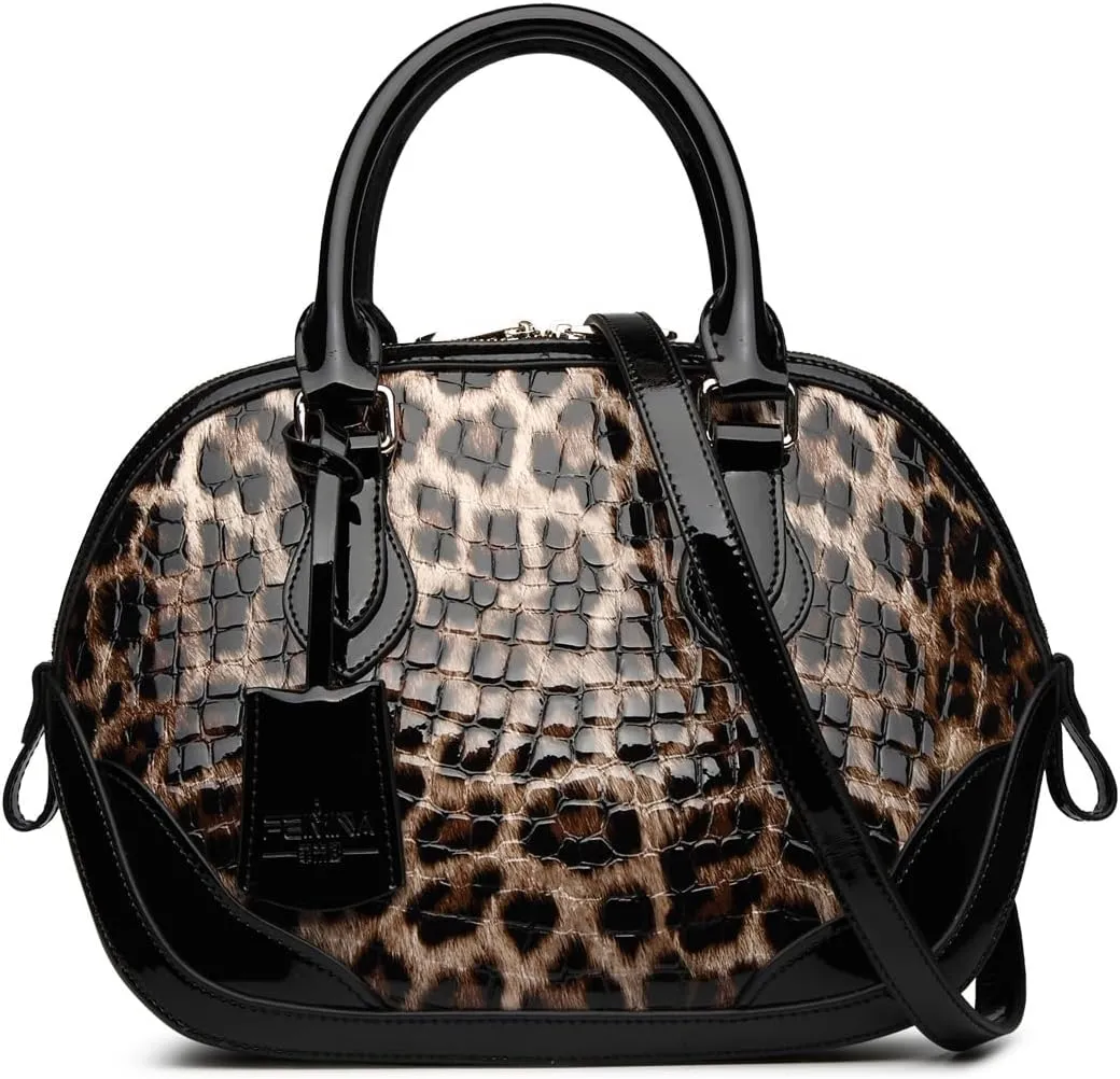 Femina patent leather shiny leather women's bag 2024 new simple tote bag large capacity women's bag shoulder bag