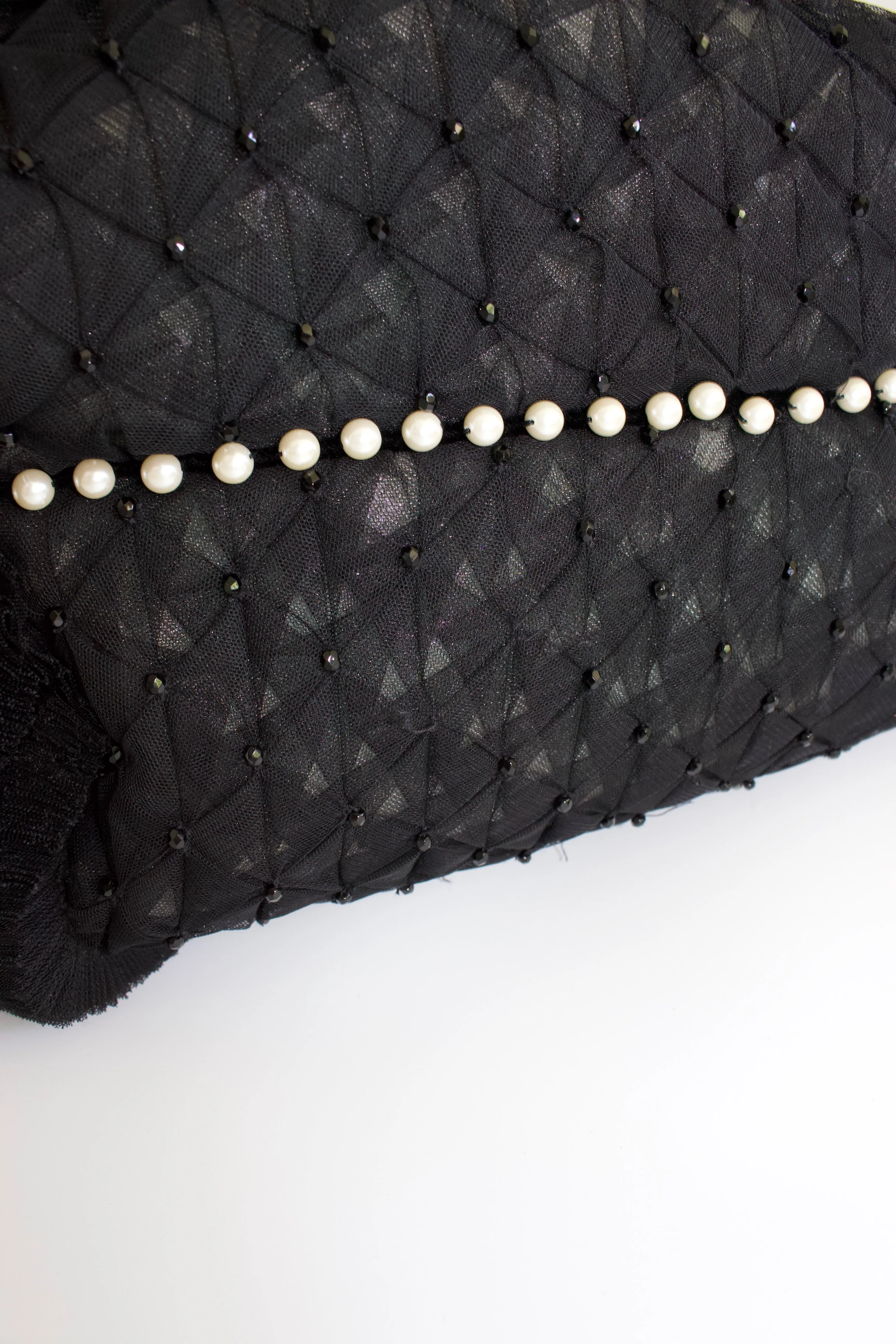 Fendi FW 2005 black lace Spy bag