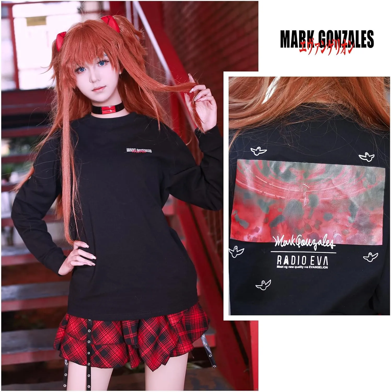 FIREFIRST Neon Genesis Evangelion Cotton Long Sleeve T-Shirt