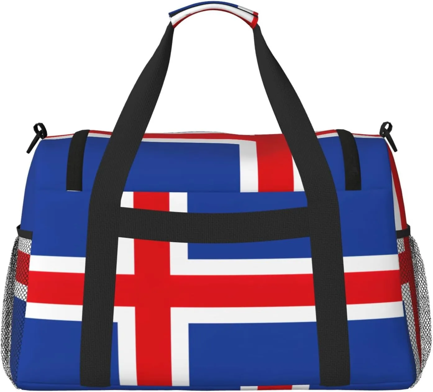 Flag Of Iceland Travel Bag, Weekender Bags For Women Men For Outdoor Adventures, Ideal For Camping And Hiking