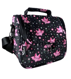 Floral Bats Lunch Crossbody Bag